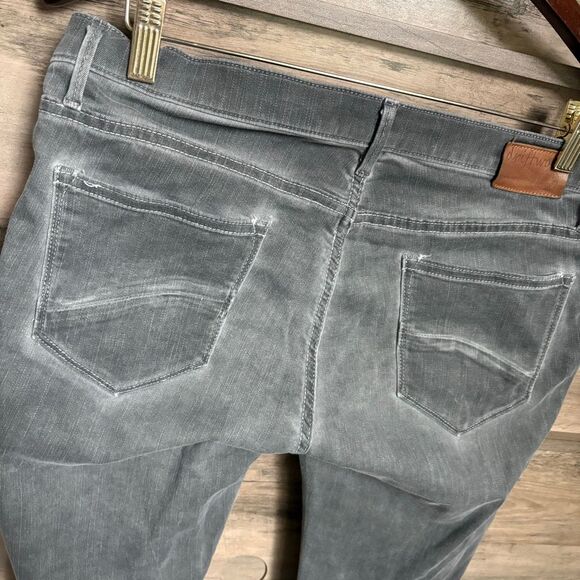 Driftwood Marilyn Black Denim Jeans Punk Rock Goth Knee Patch Women's 31 - Picture 9 of 11